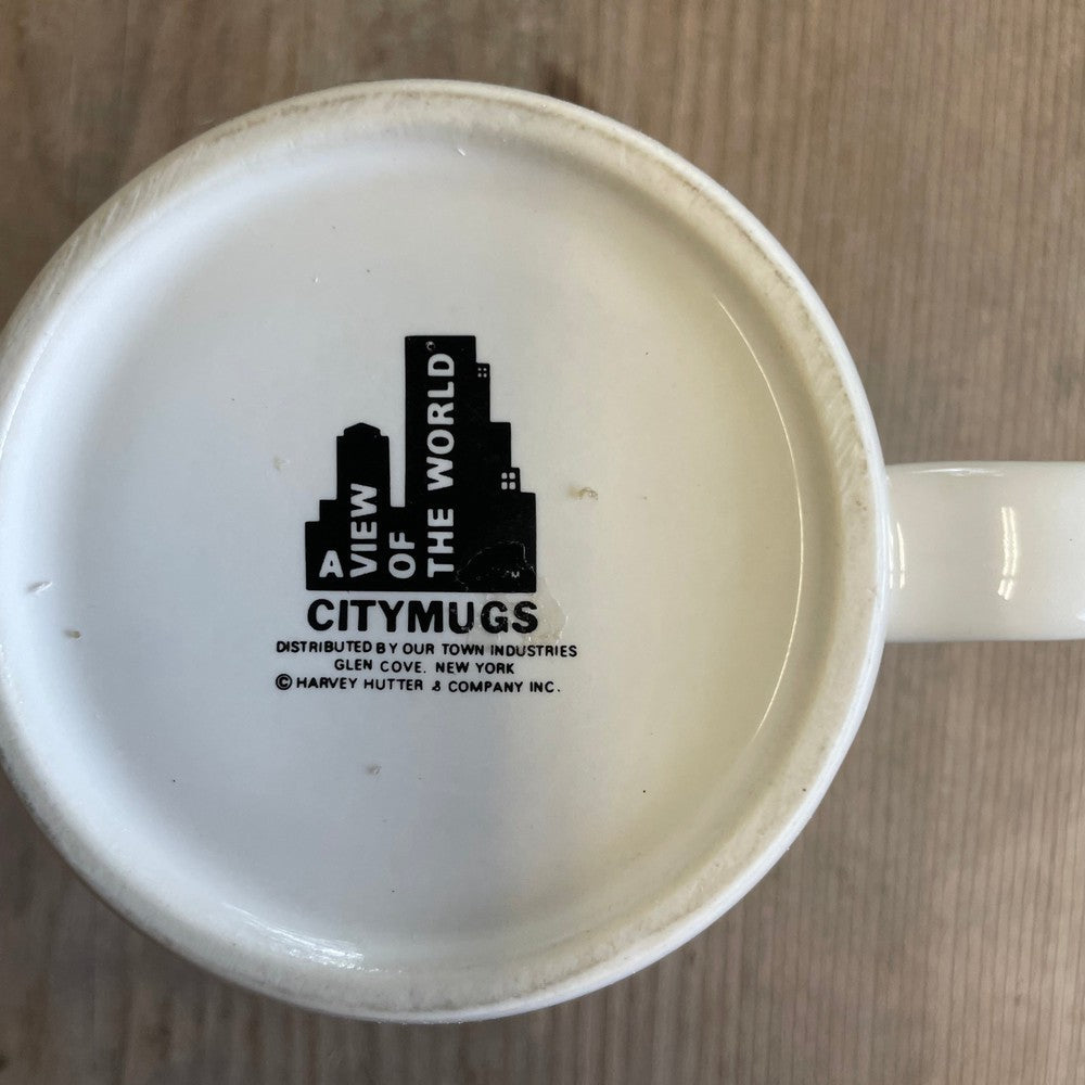 A View of the World City Mugs-Connecticut