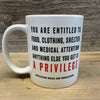 Alcatraz Regulation No. 5 Mug