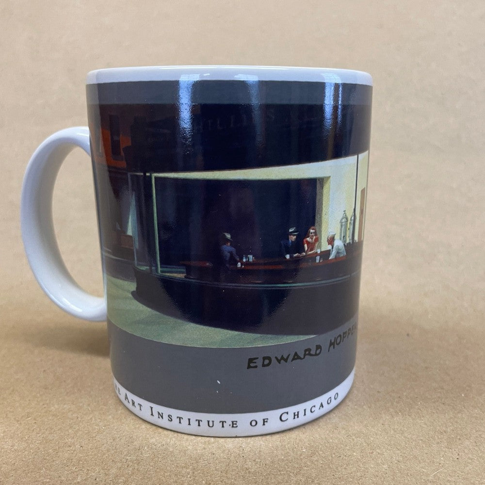 Art Institute Of Chicago Edward Hopper Nighthawks Mug-1993