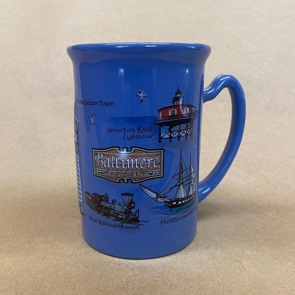 Baltimore Landmarks Embossed Mug