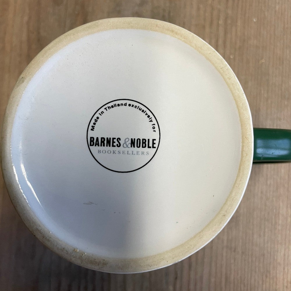 Barnes & Noble Raised Letters Mug