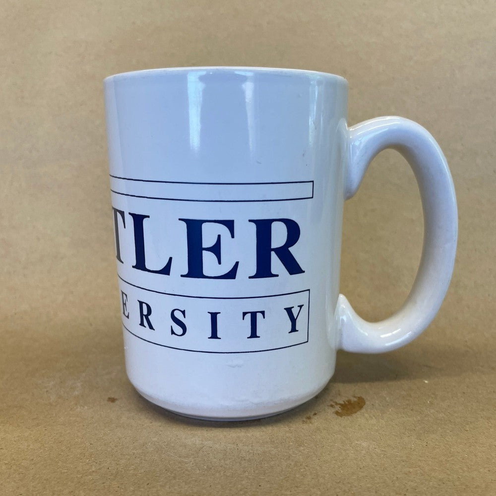 Butler University White Mug