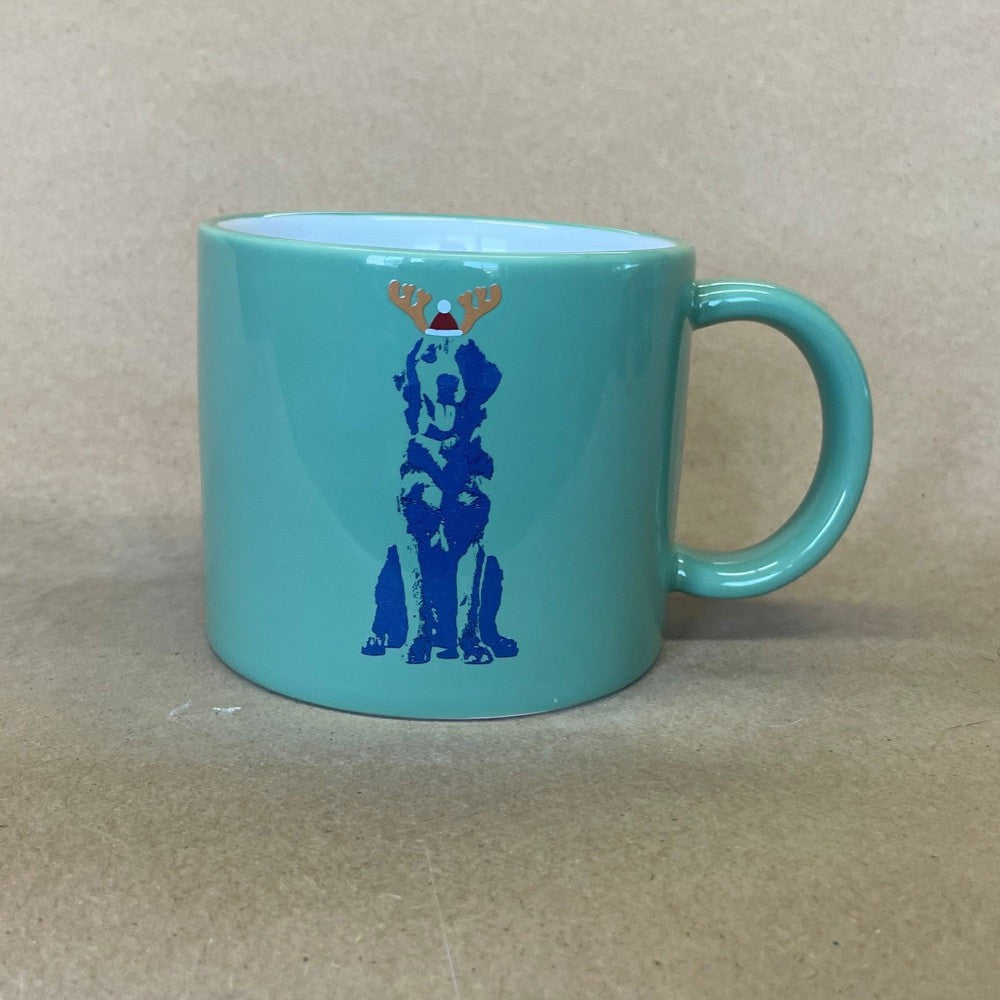 Caribou Coffee Holiday Retriever with Antlers Mug-2019