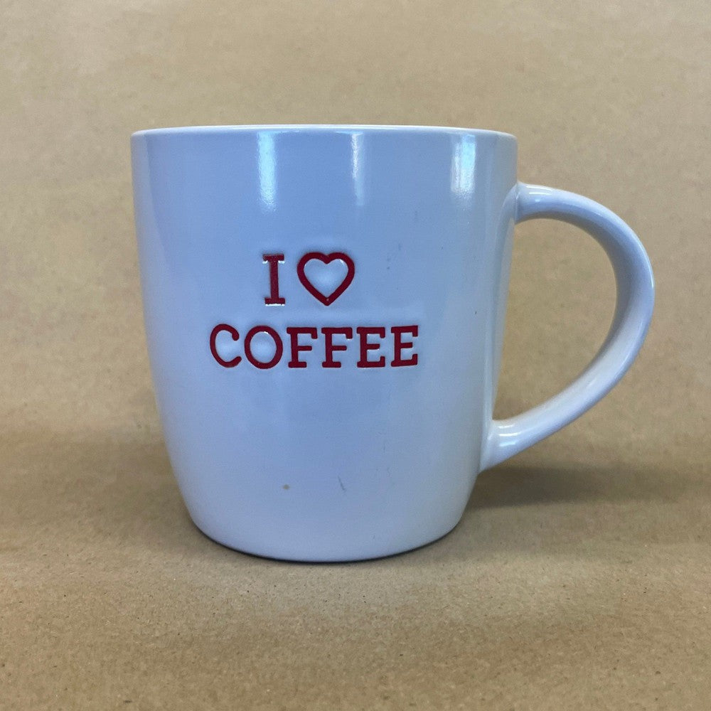 Caribou Coffee I (heart) Coffee Mug-2011