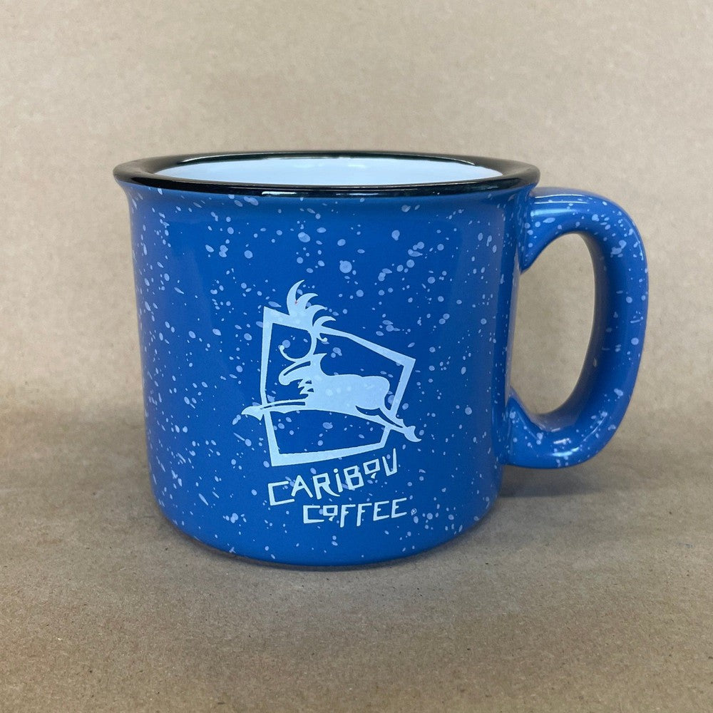 Caribou Coffee Life is Short Stay Awake for It Speckled Heavy Mug