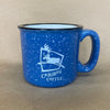 Caribou Coffee Life is Short Stay Awake for It Speckled Heavy Mug