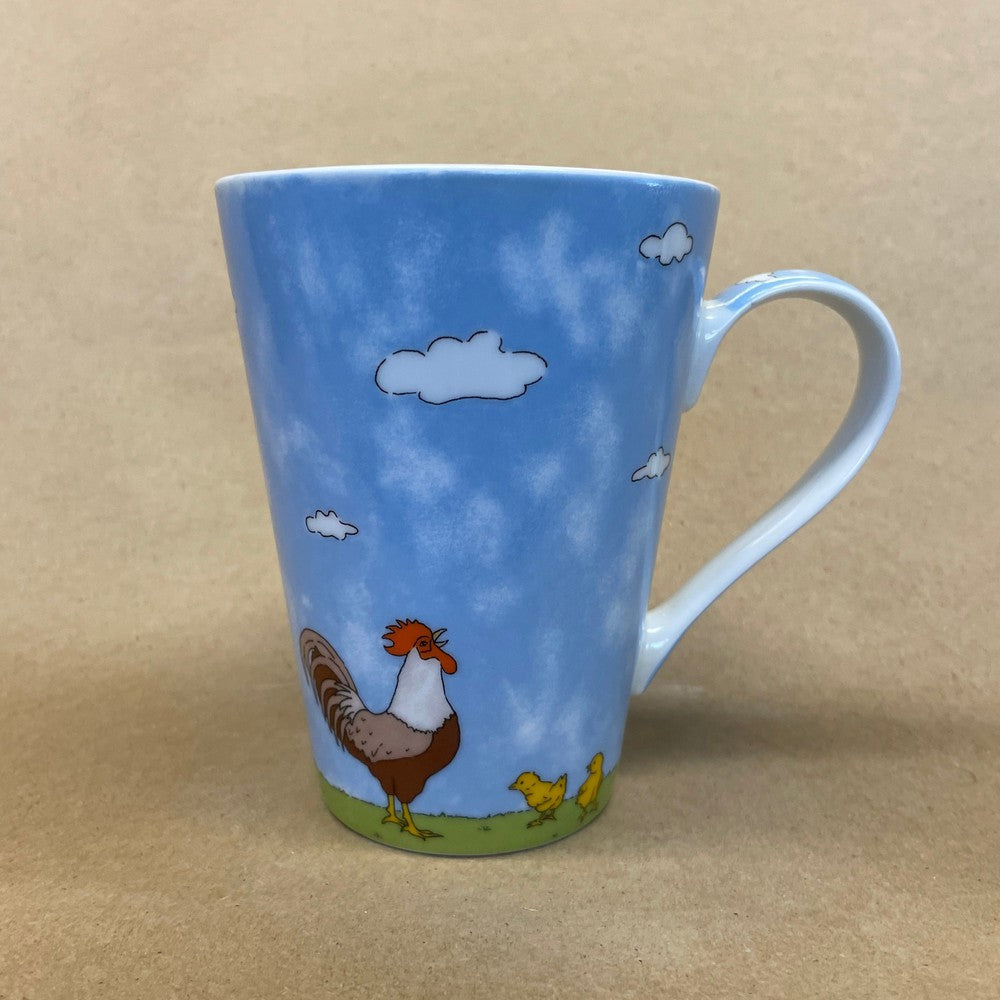 Chickens Good Morning in Several Languages Mug