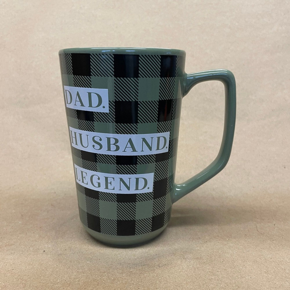 Clay Art Dad. Husband. Legend. Mug