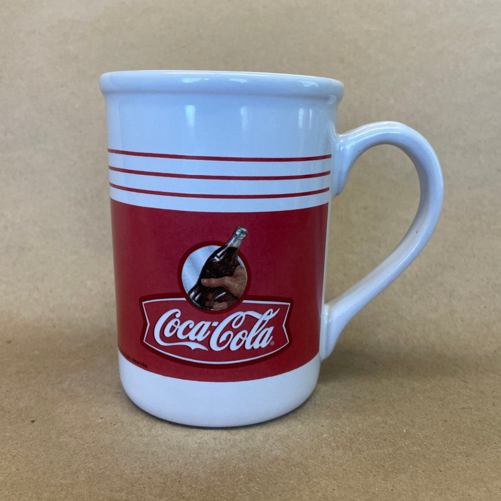 Coca-Cola Red Striped Mug