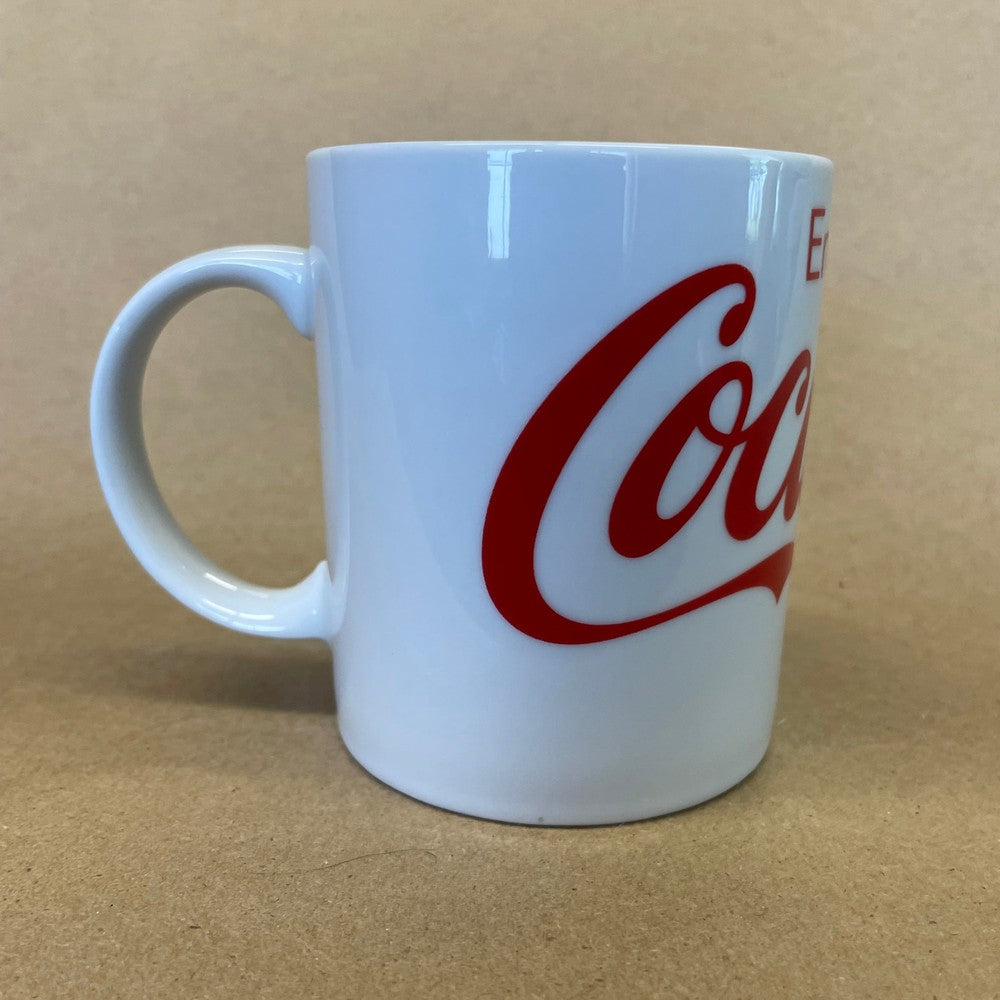 Coca-Cola White with Red Logo Mug