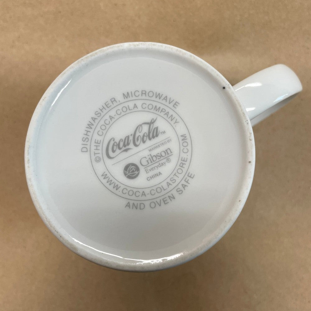 Coca-Cola White with Red Logo Mug