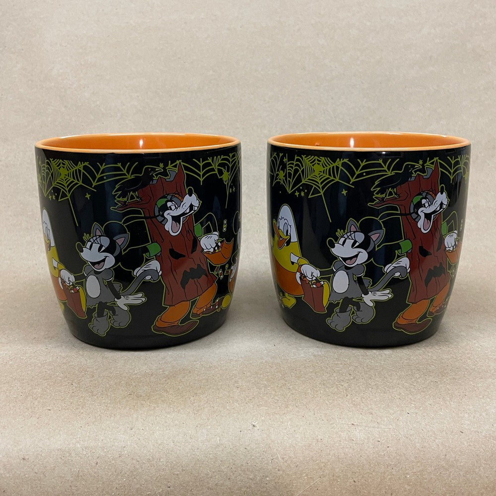Disney Characters Halloween Mugs Pair