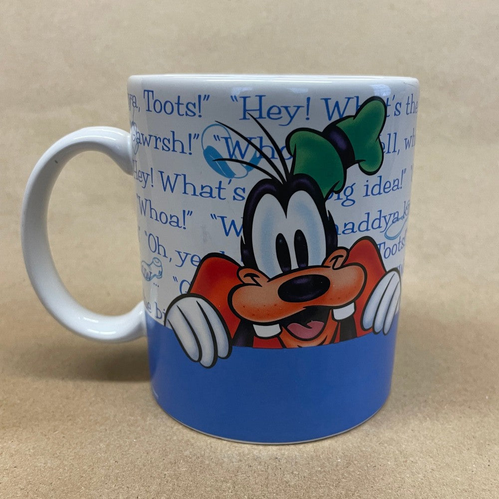 Disney Donald and Goofy Catch Phrases Mug