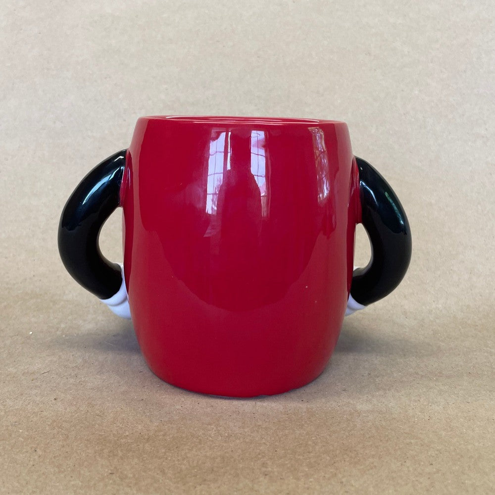 Disney Mickey Mouse Pants Buttons with Arms Handles Mug