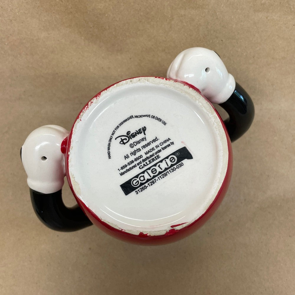 Disney Mickey Mouse Pants Buttons with Arms Handles Mug