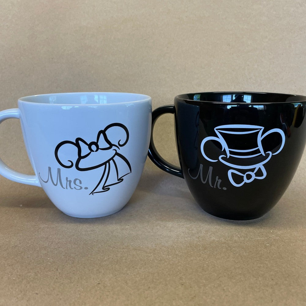 Disney Mr. and Mrs. Mugs