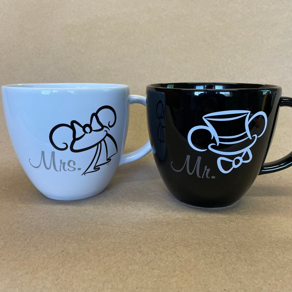 Disney Mr. and Mrs. Mugs