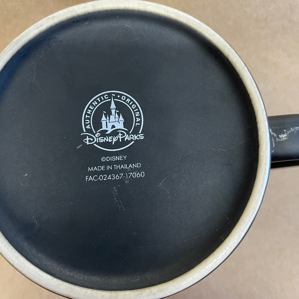 Disney Parks Black/White Chalkboard Happiest Place on Earth Mug