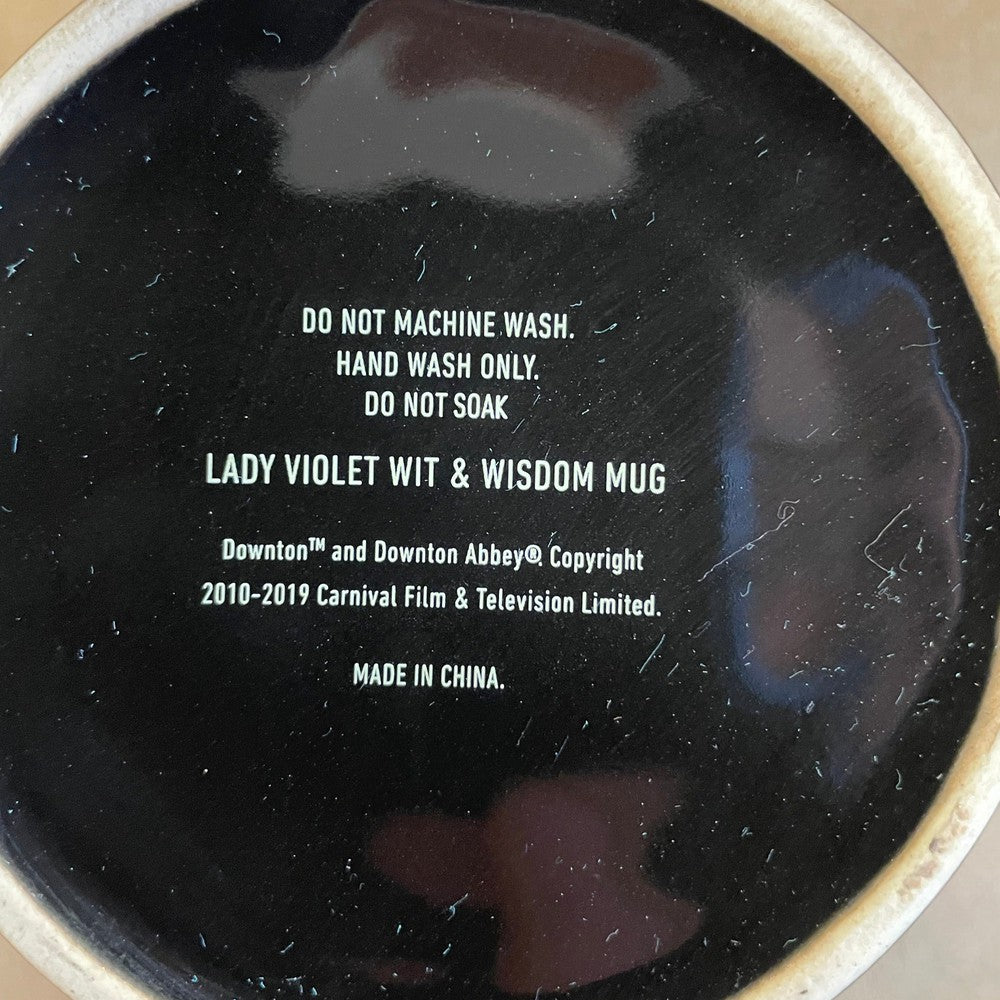 Downton Abbey Lady Violet Wit and Wisdom Mug