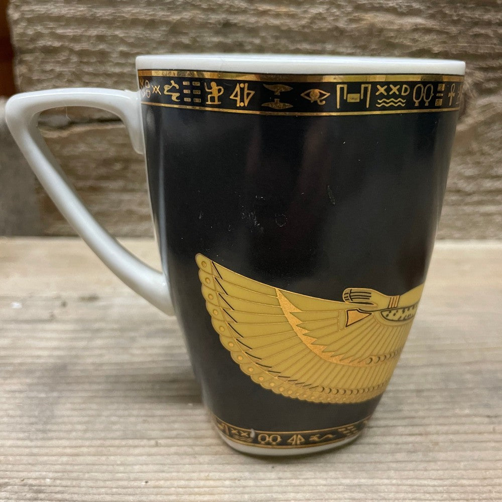 Egyptian Sphinx Black and Gold Mug