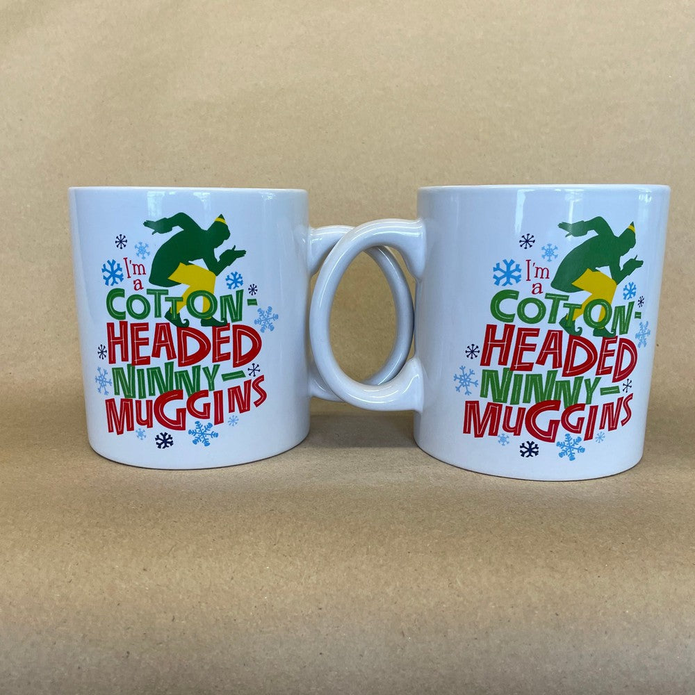 Elf I'm A Cotton-Headed Ninny-Muggins Mug-2019 Pair