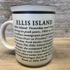 Ellis Island New York Front Door to Freedom Collector Embossed Mug