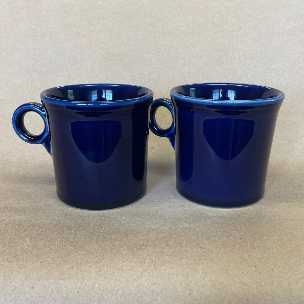 Fiesta Cobalt O Ring Handle Mugs-Pair