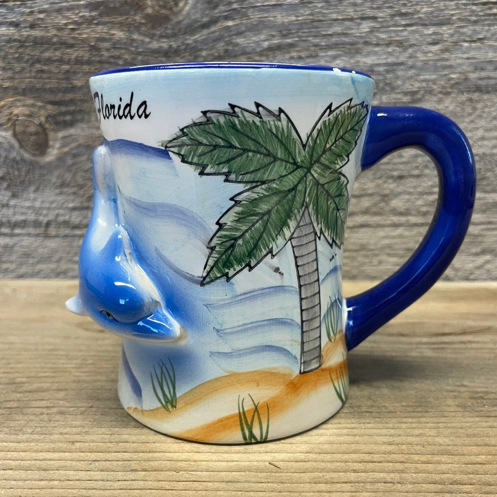 Florida Dolphin Figural Mug