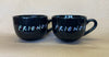 Friends Central Perk Black Mugs-Pair