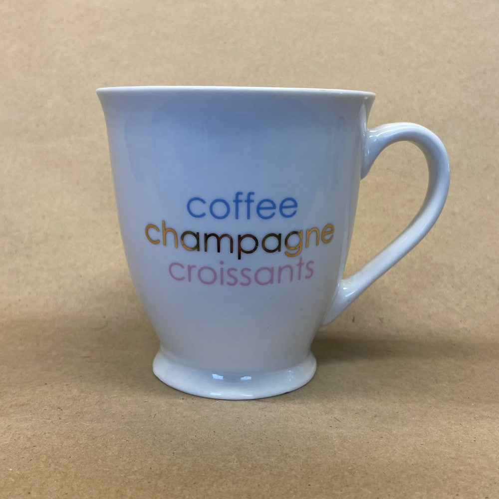 Fringe Coffee Champagne Croissants Mug