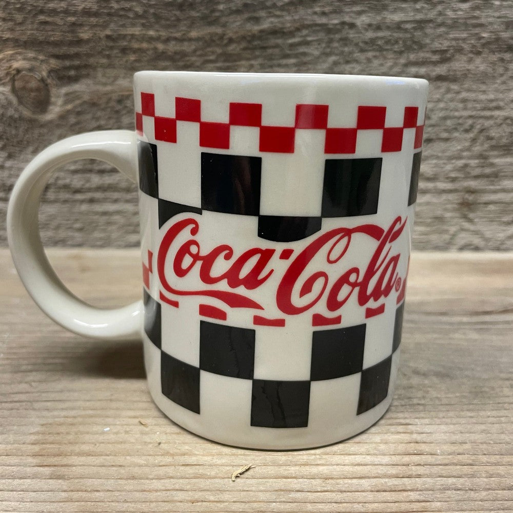 Gibson Coca Cola Checkerboard Graphic Mug-1999