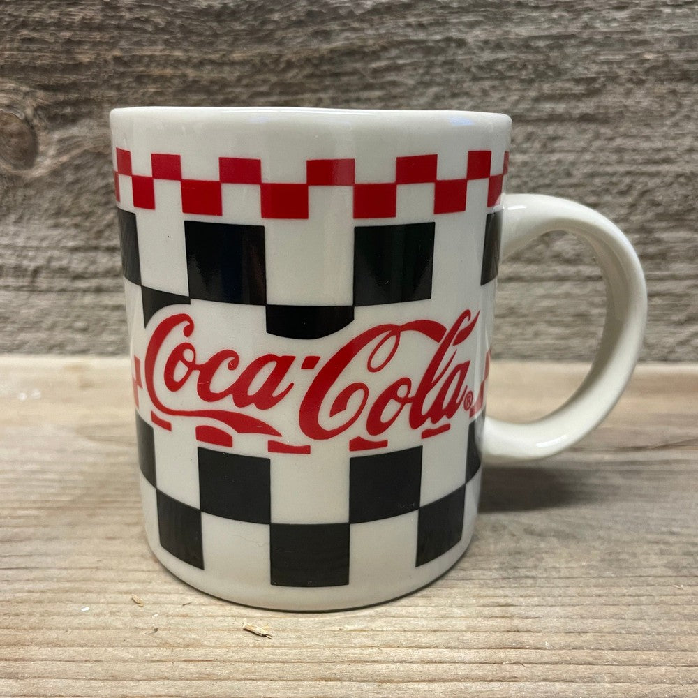 Gibson Coca Cola Checkerboard Graphic Mug-1999