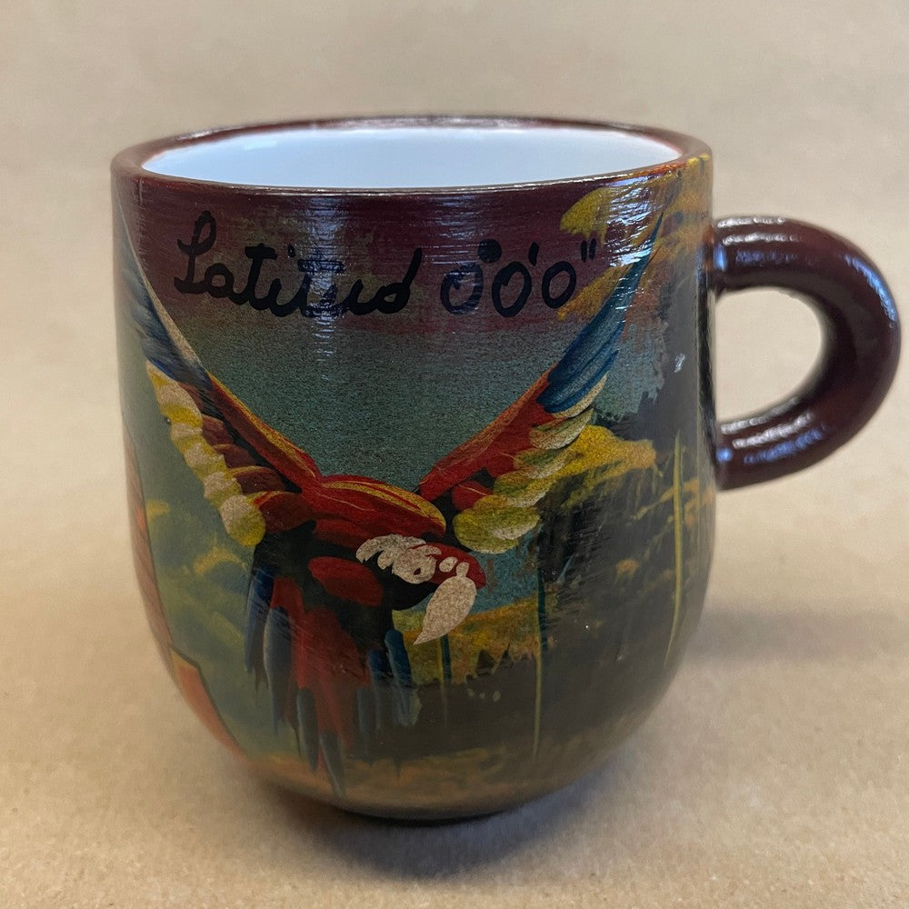 Hand Painted Signed Ecuador Mug