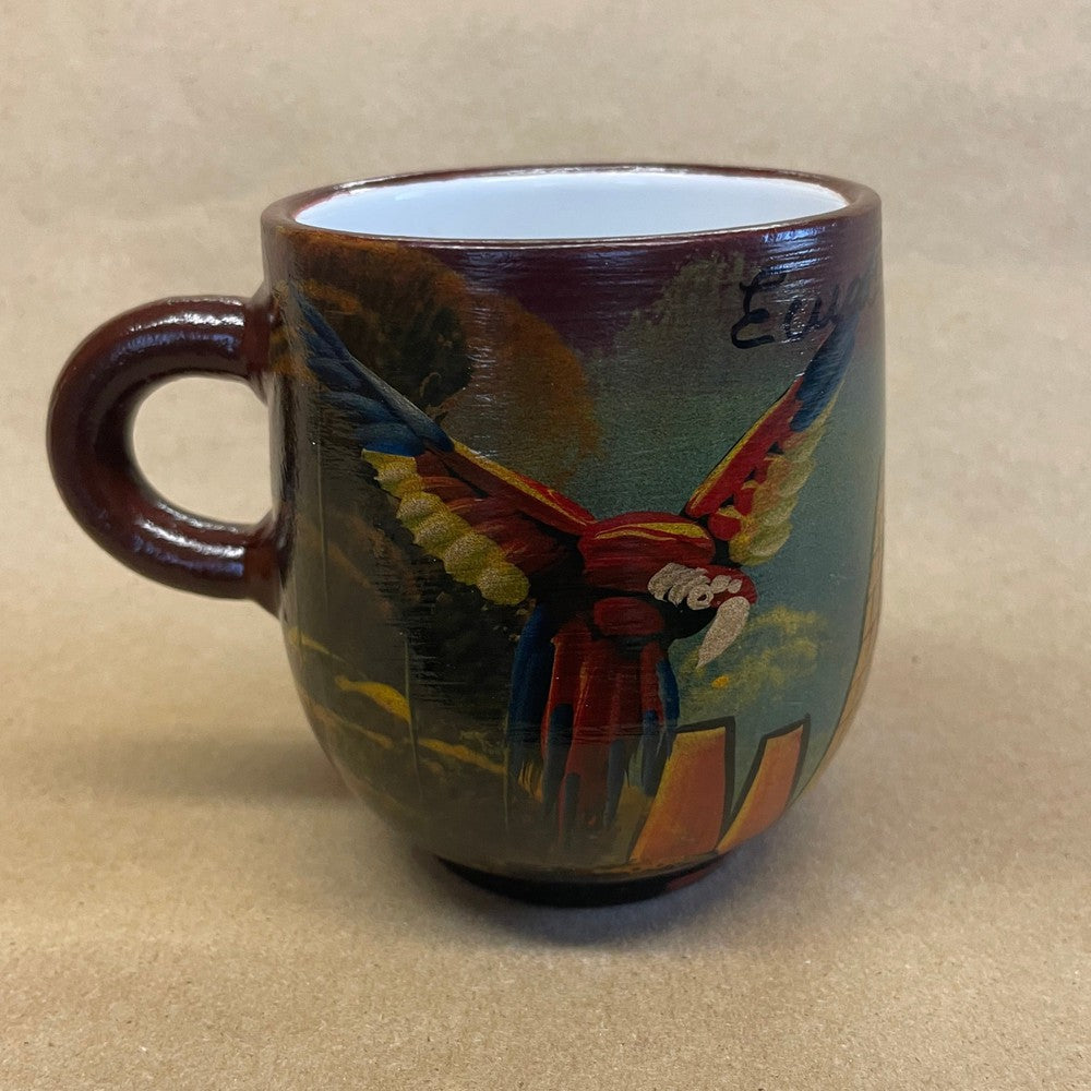Hand Painted Signed Ecuador Mug