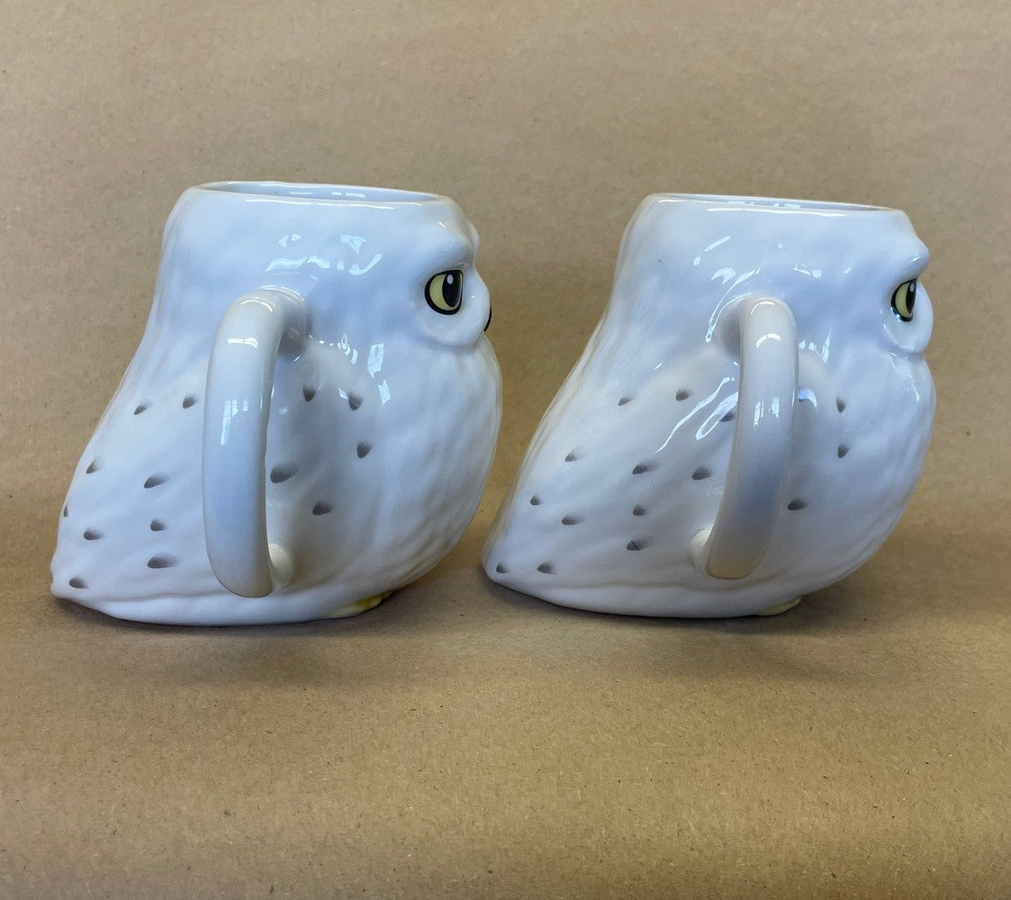 Harry Potter Hedwig Wizarding World White Owl Mugs-Pair
