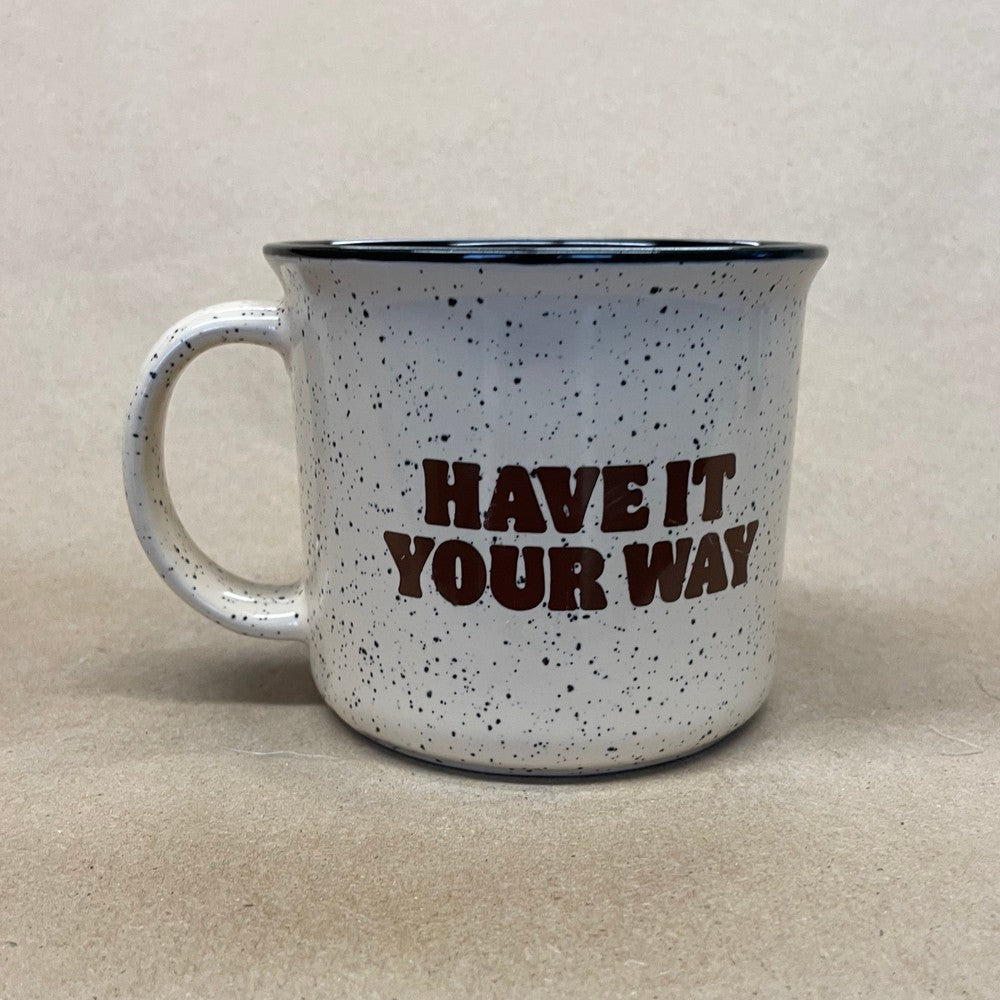 Have It Your Way Speckled Heavy Mug