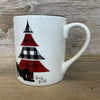 Hazel & Co. Plaid Christmas Tree and Dog Mug