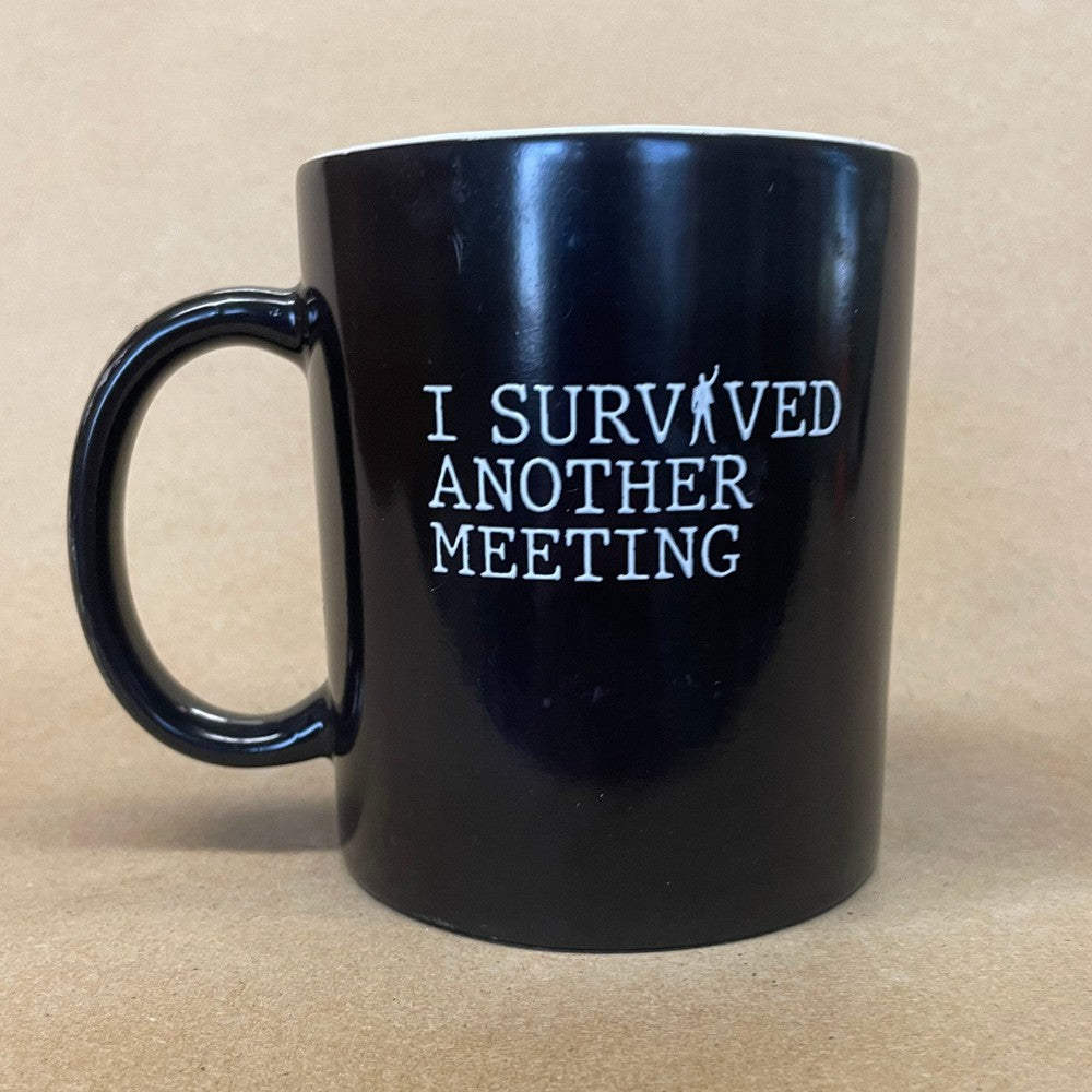 I Survived Another Meeting Heat Activated Mug