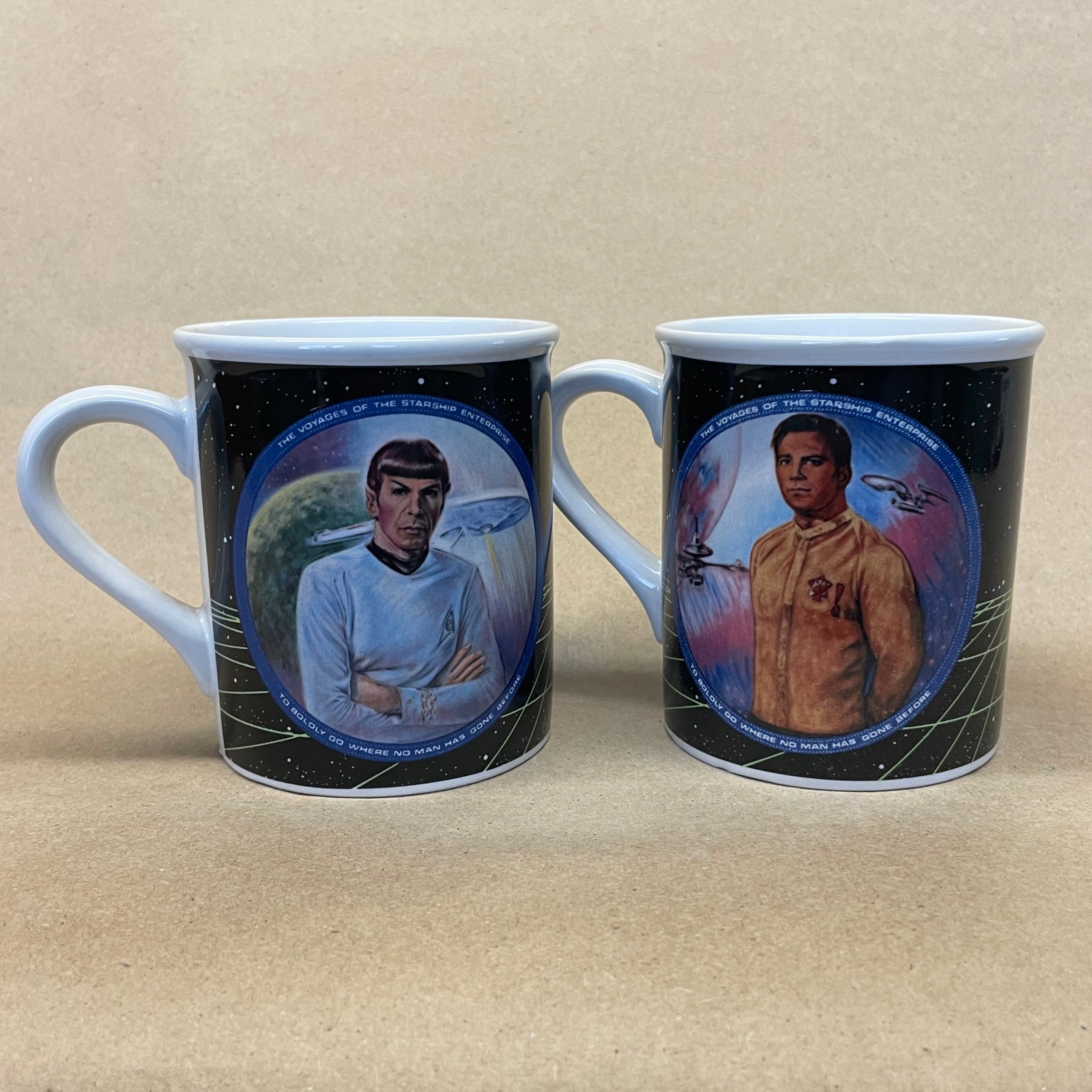 Star Trek OG Ernst Hamilton Collection Character Mugs-1983 Complete Set of 8