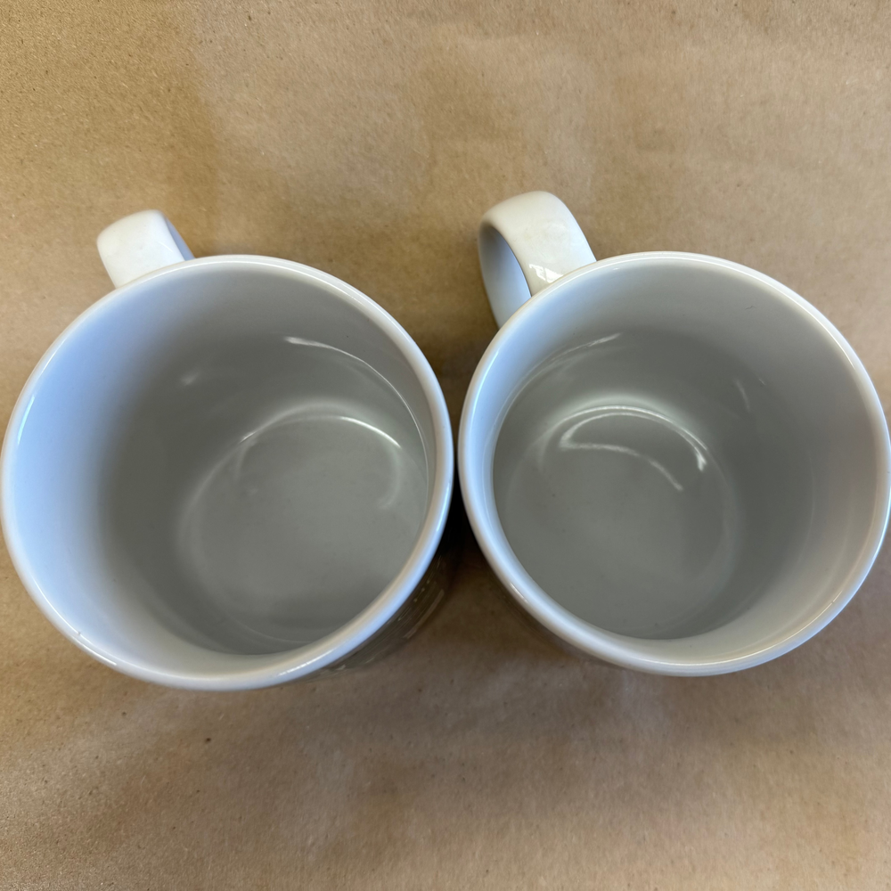 Oneida The Art of Dining Restaurant Row Mugs-Pair