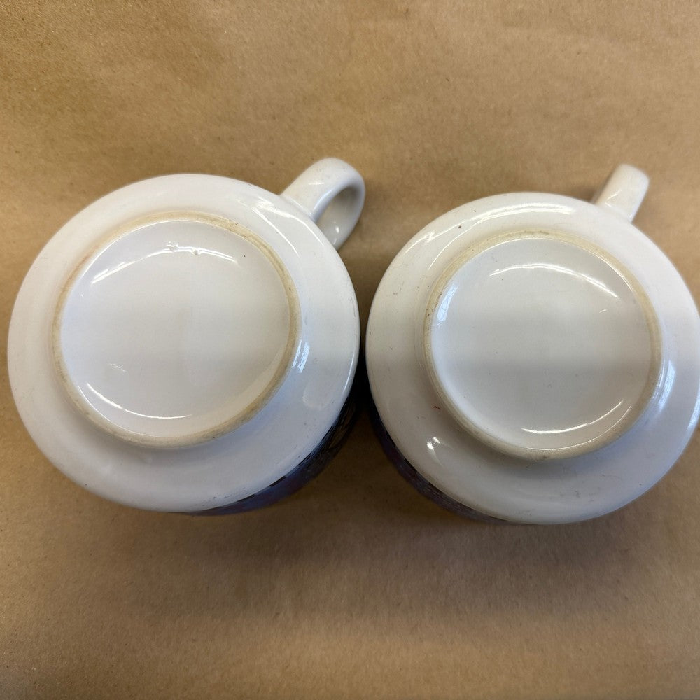 Looney Tunes Bugs Bunny Daffy Duck Diner Mugs Pair-1998