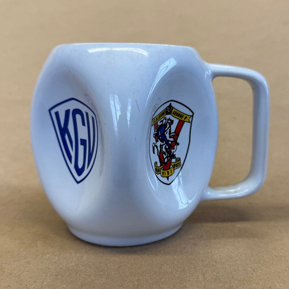 King George V Veni Vidi Vici Sculptured Mug