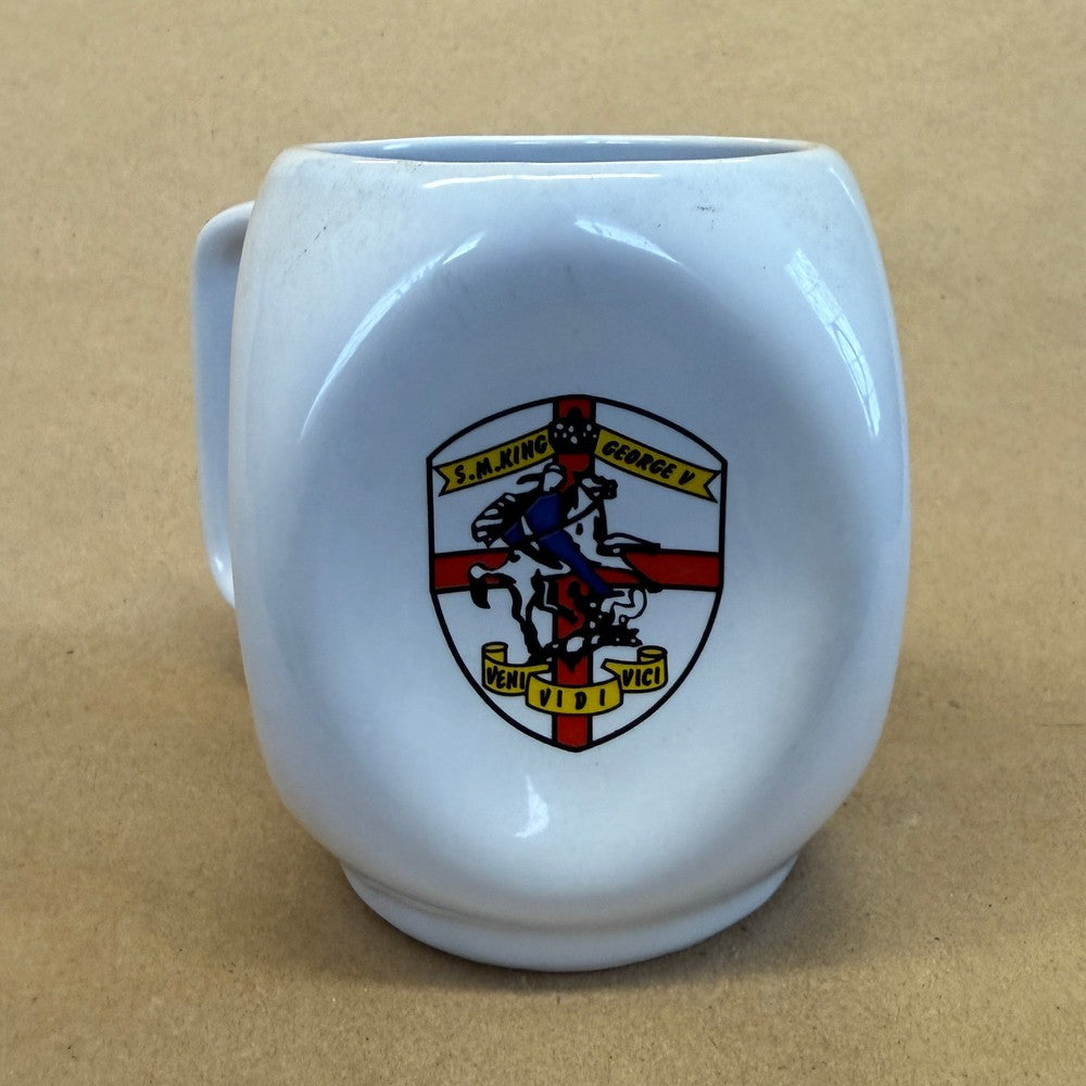 King George V Veni Vidi Vici Sculptured Mug