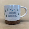 Caribou Coffee Easy Like Sunday Morning Cork Bottom Mug-2021