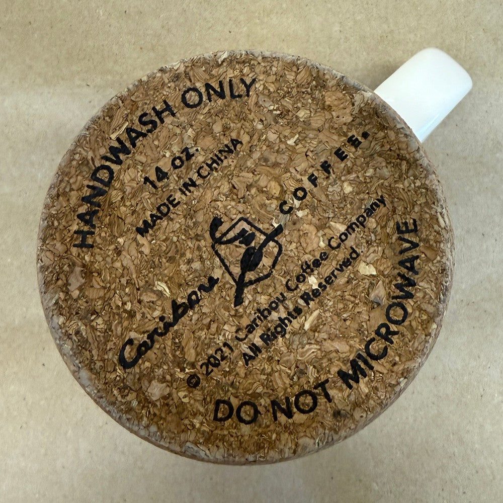 Caribou Coffee Easy Like Sunday Morning Cork Bottom Mug-2021