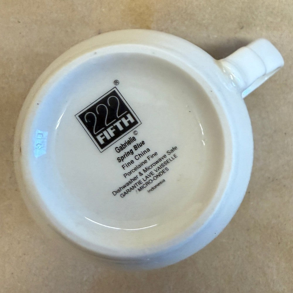 222 Fifth Gabrielle Spring Blue Mug