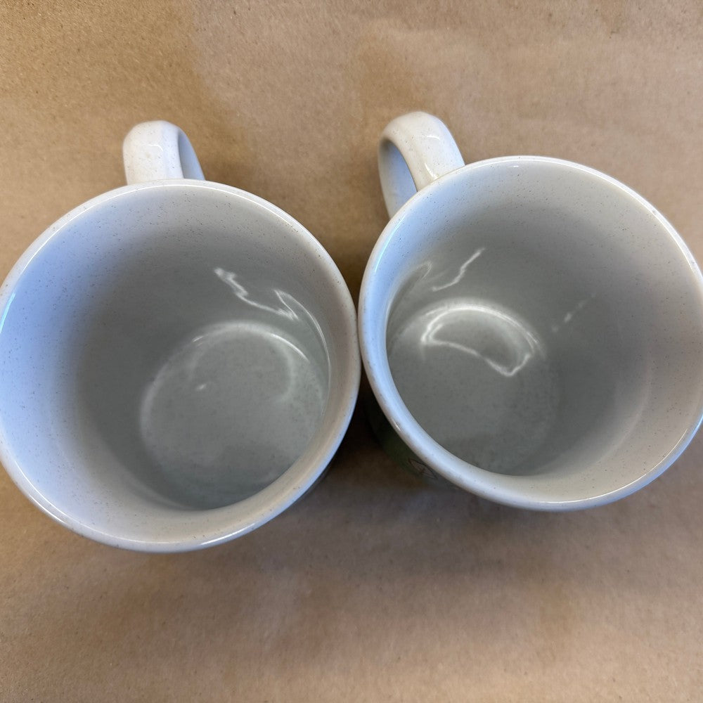 Mikaska Causal Classics Country Quilt Mugs-Pair