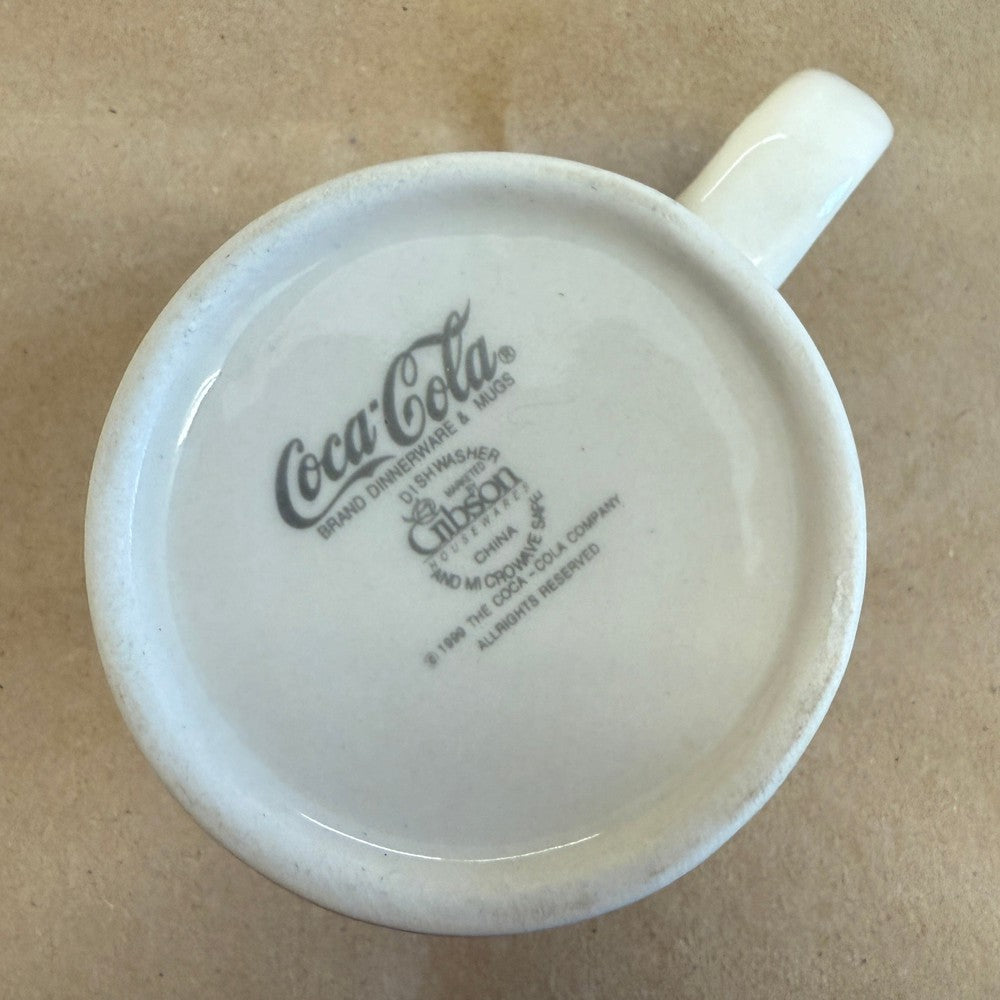 Gibson Coca Cola Checkerboard Graphic Mug-1999