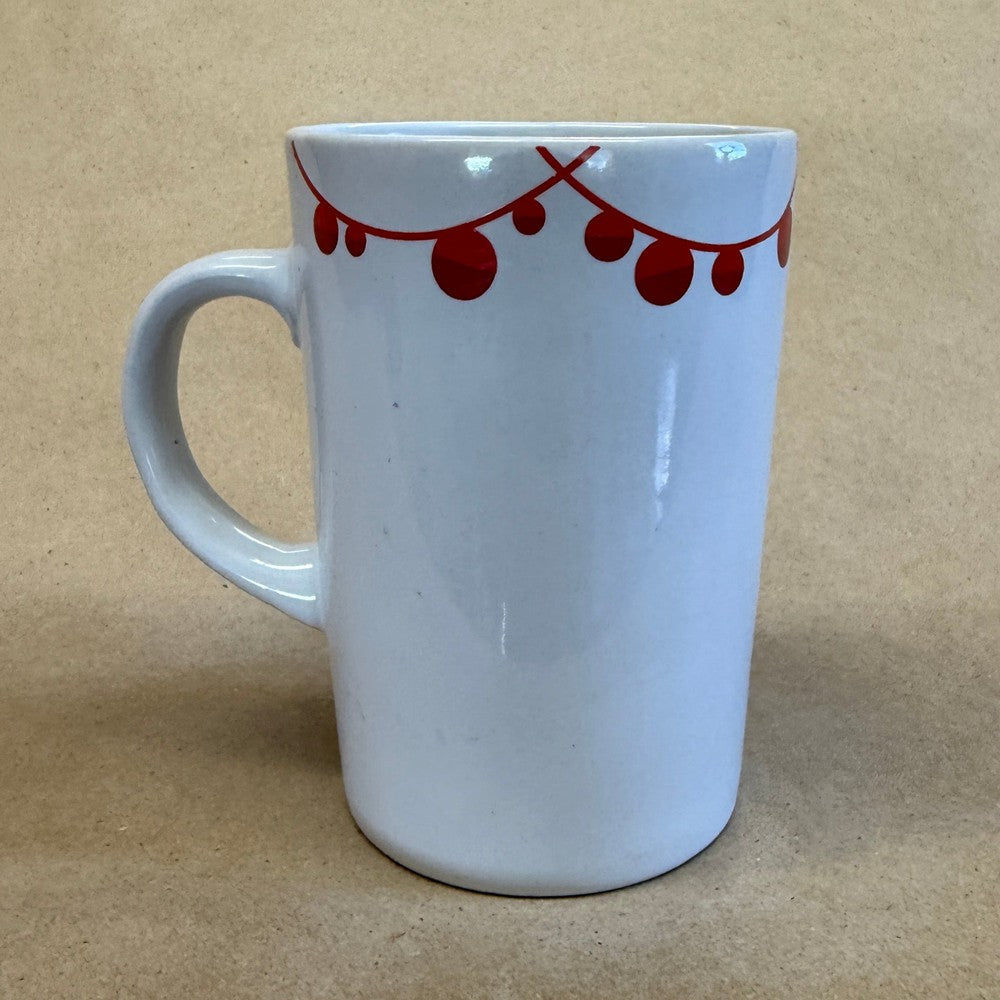 Starbucks Holiday Red Ornaments Mug-2012