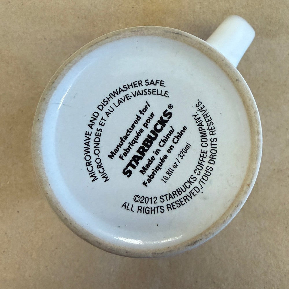 Starbucks Holiday Red Ornaments Mug-2012